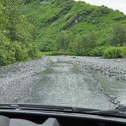 Das Flussbett ist der Weg
