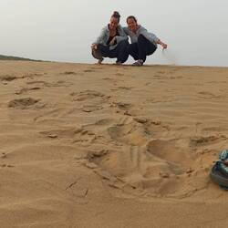 Wir erkunden die Sanddüne