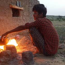 Unser Abendessen wird bereitet