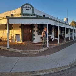 Dinner at the local...