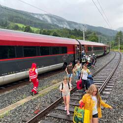 Evakuation aus dem Railjet