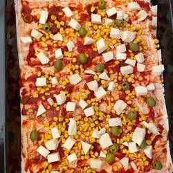 aus baklava teig eine pizza zaubern