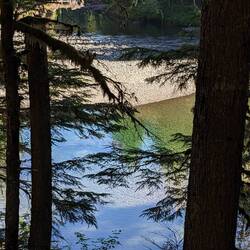 Lakes and rivers have such clear blue water