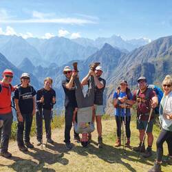 Unsere 'sexy llama' Wandergruppe.