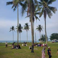 Ausgelassene Stimmung am Küstencafé