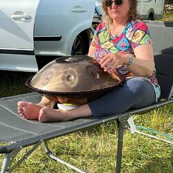 Die Handpan ist immer dabei