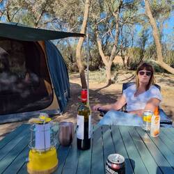 Our camp-site coming together