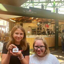 Anna finally got to try a Turkish Delight!