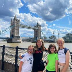 Anna was thrilled to be with her pen pal Isabel again!