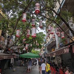Walking through the streets