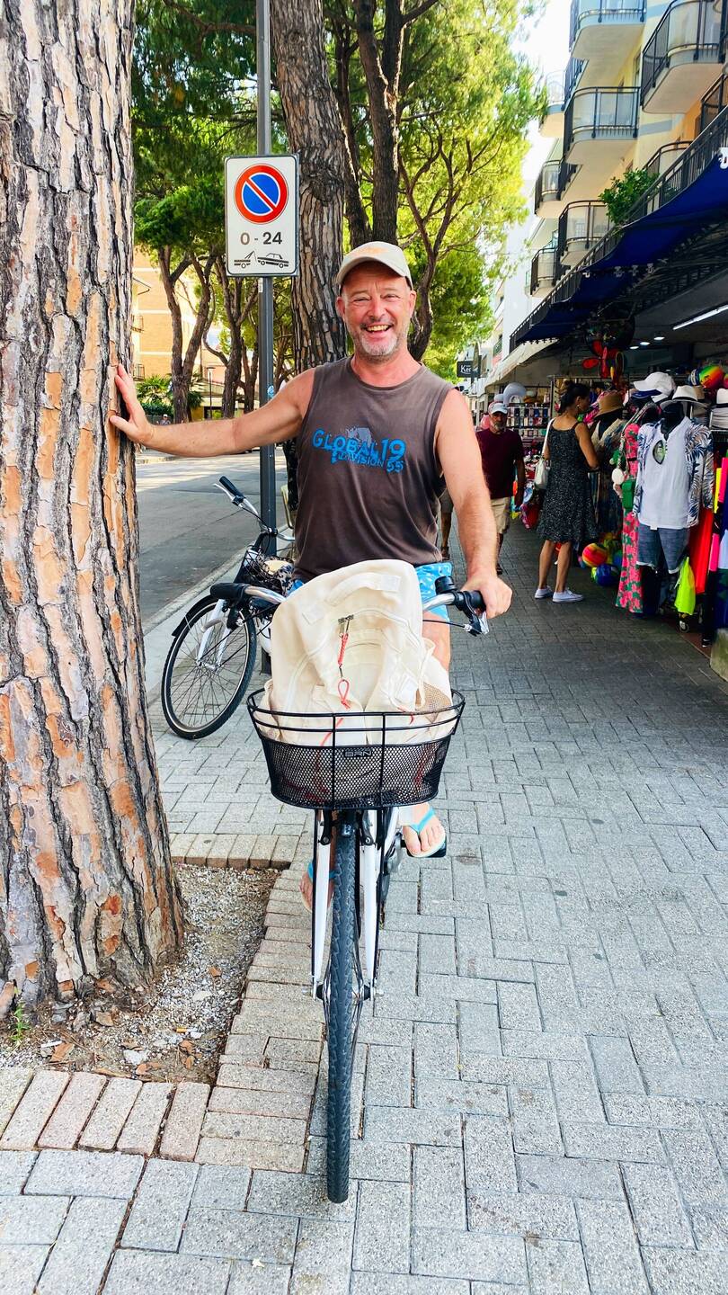 Mit dem Radl nach Jesolo Pineta
