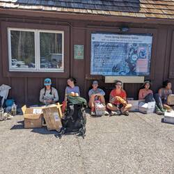 We could pick up boxes but nothing else!