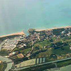 Sicht auf den Leuchtturm. Dort waren wir die letzten Tage