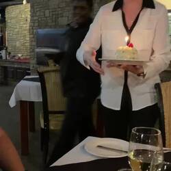 Ständchen vom Restaurant-/Küchenteam