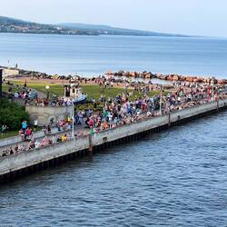 Greetings to the Viking Polaris on our Sail-out