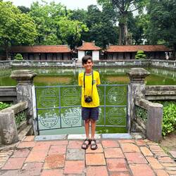 One of the 5 courtyards at the Temple of Literature