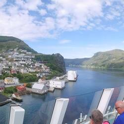 Ausfahrt aus dem Fjord