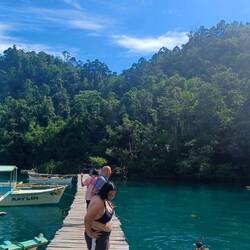 Während die anderen sich die Umgebung anschauten, verfolgte ich Quallen 😅