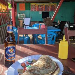 Baleadas sind das traditionelle Essen hier in Honduras 😍