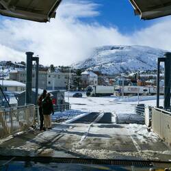 Wir erreichen Lødingen auf den Lofoten
