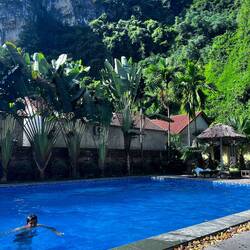 The swimming pool