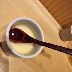 Steamed egg with crab meat