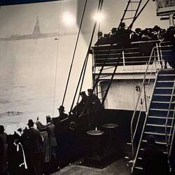 The Statue of Liberty was always the long awaited sign