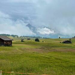 High alpine meadows on the Piz