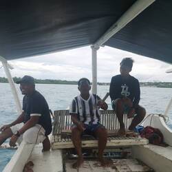 L'équipage pour la traversée