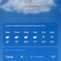 The real temperature outside