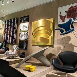 One of displays in tbe Design Museum