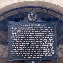 Beschriftung beim Magellan's Cross