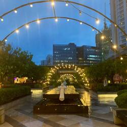 Terrasse auf der Ayala Mall