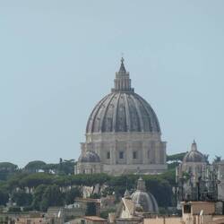 St. Peters and the Vatican from the Victor Emmanuel II monument.