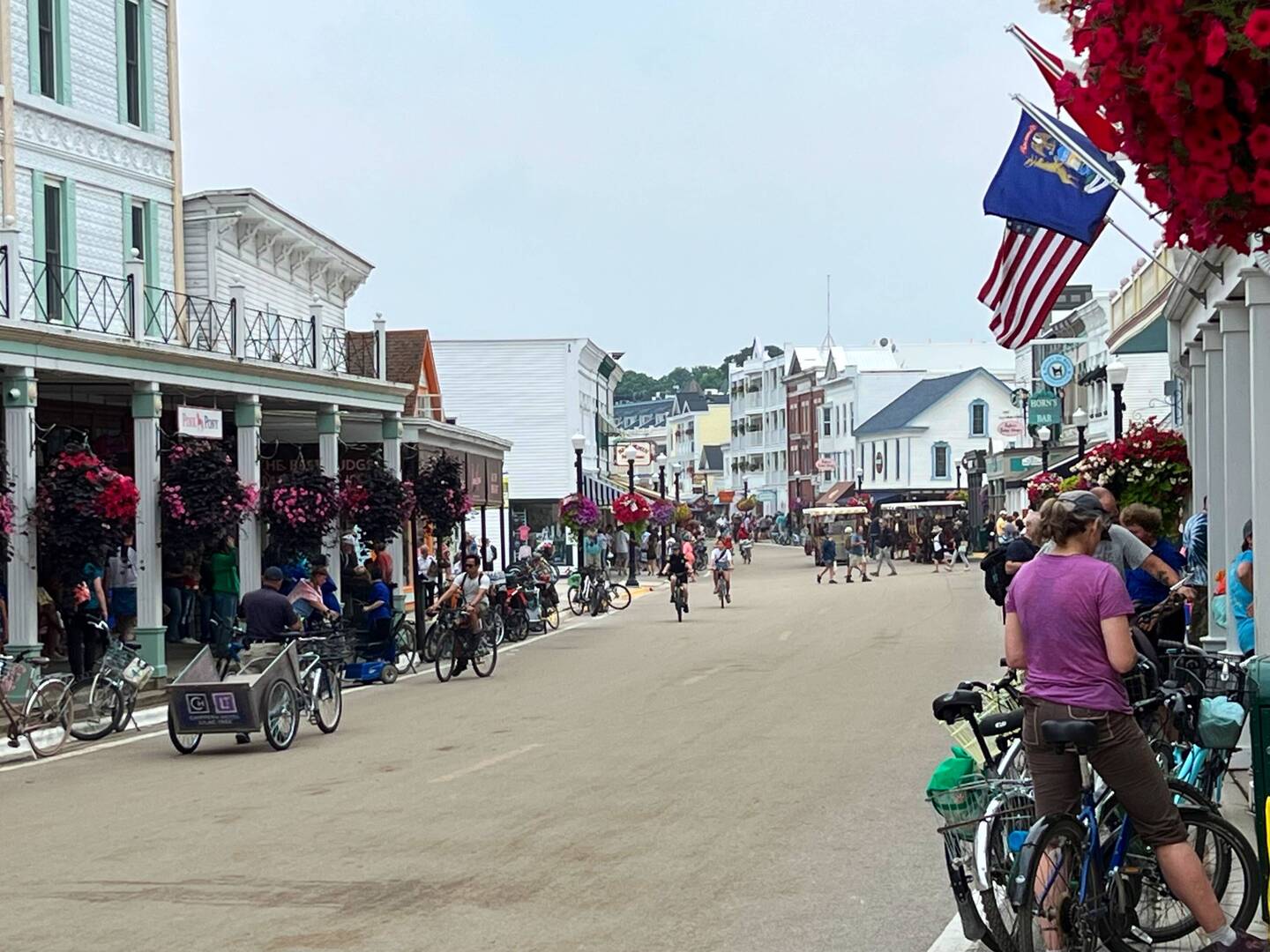 Main Street in Mackinac