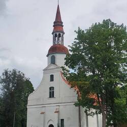 Unwittingly wandered across the border to see this church