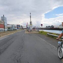 Biking a Weser in Bremen