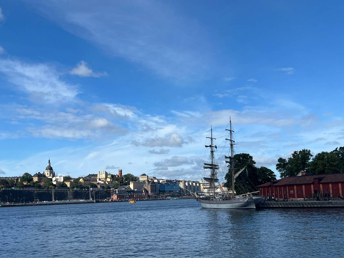 Leaving Stockholm harbor