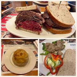Corned Beef, Brisket, Chopped Liver and a KNISH!!!!