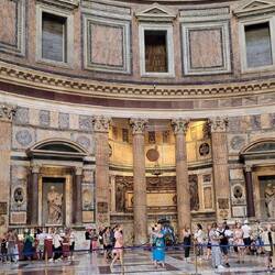 Ancient Romes buildings were once covered in marble like this - how amazing they would have looked.