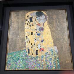 The most famous Klimt painting - The Kiss