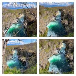 Der untere Teil des Abiskojåkka