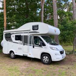 20. und 21. 8 Camping Kalmar, sehr schöner Platz - hier gab es am meisten Mücken.