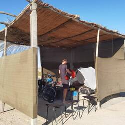 Unser Schlafplatz für die Nacht...