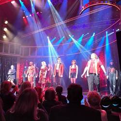 Cast at the end of the show