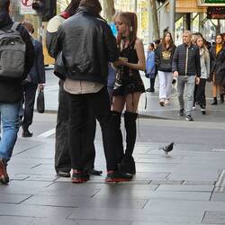 The things you see in Melbourne, 9⁰ she made me feel very cold
