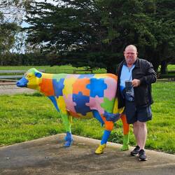 What Phil is doing to the LGBTQIA2S+ Cow ?