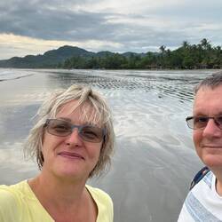 Am Strand von Samara