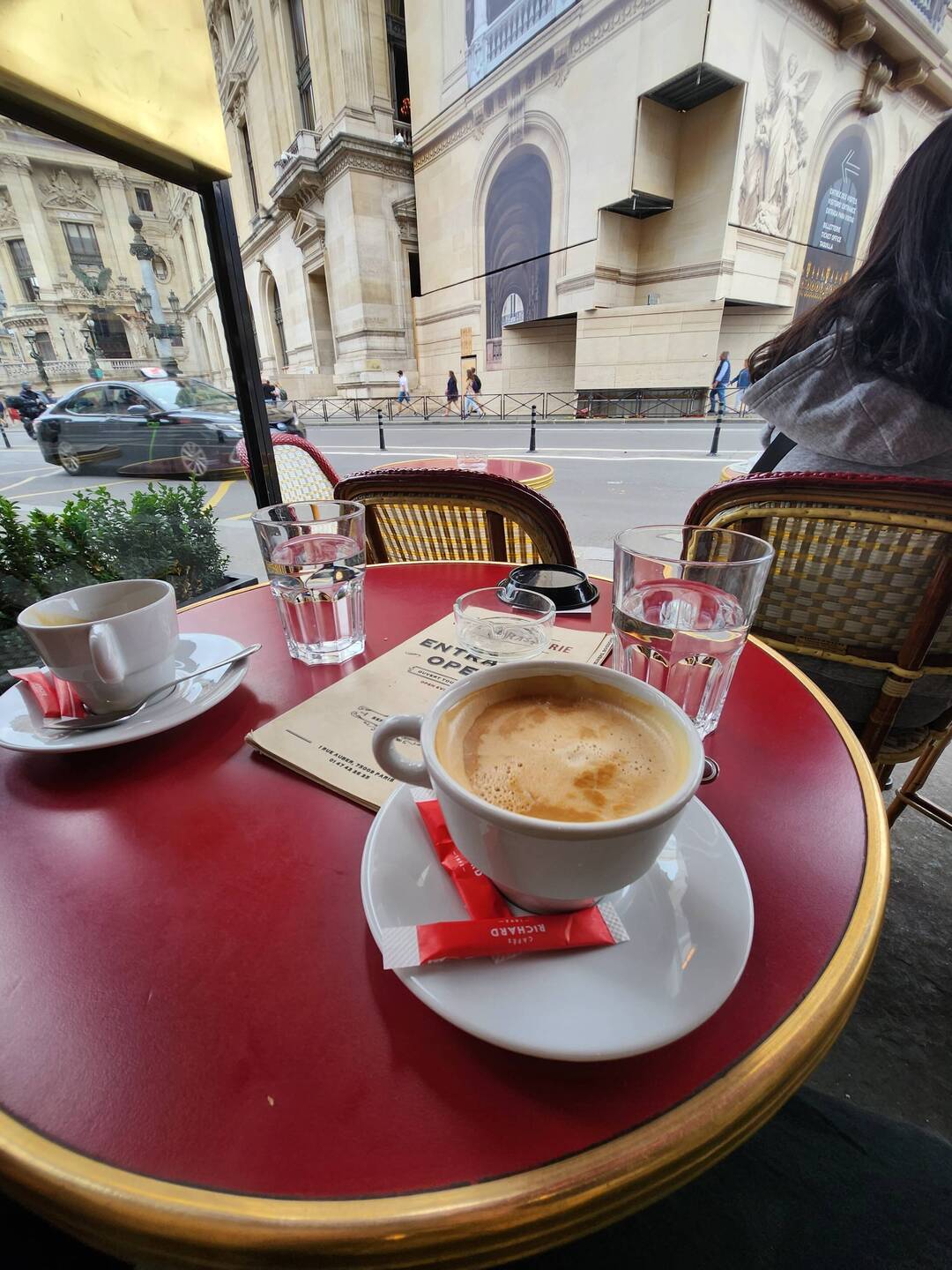 A final coffee at Entracte before heading to the Gare de Lyon