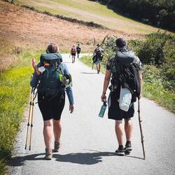 Der Camino wird bewanderter und voller 👣